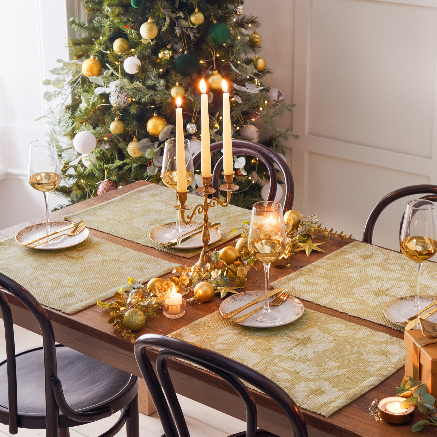 Image of Gold Stag Digitally Printed Placemats -&hellip;