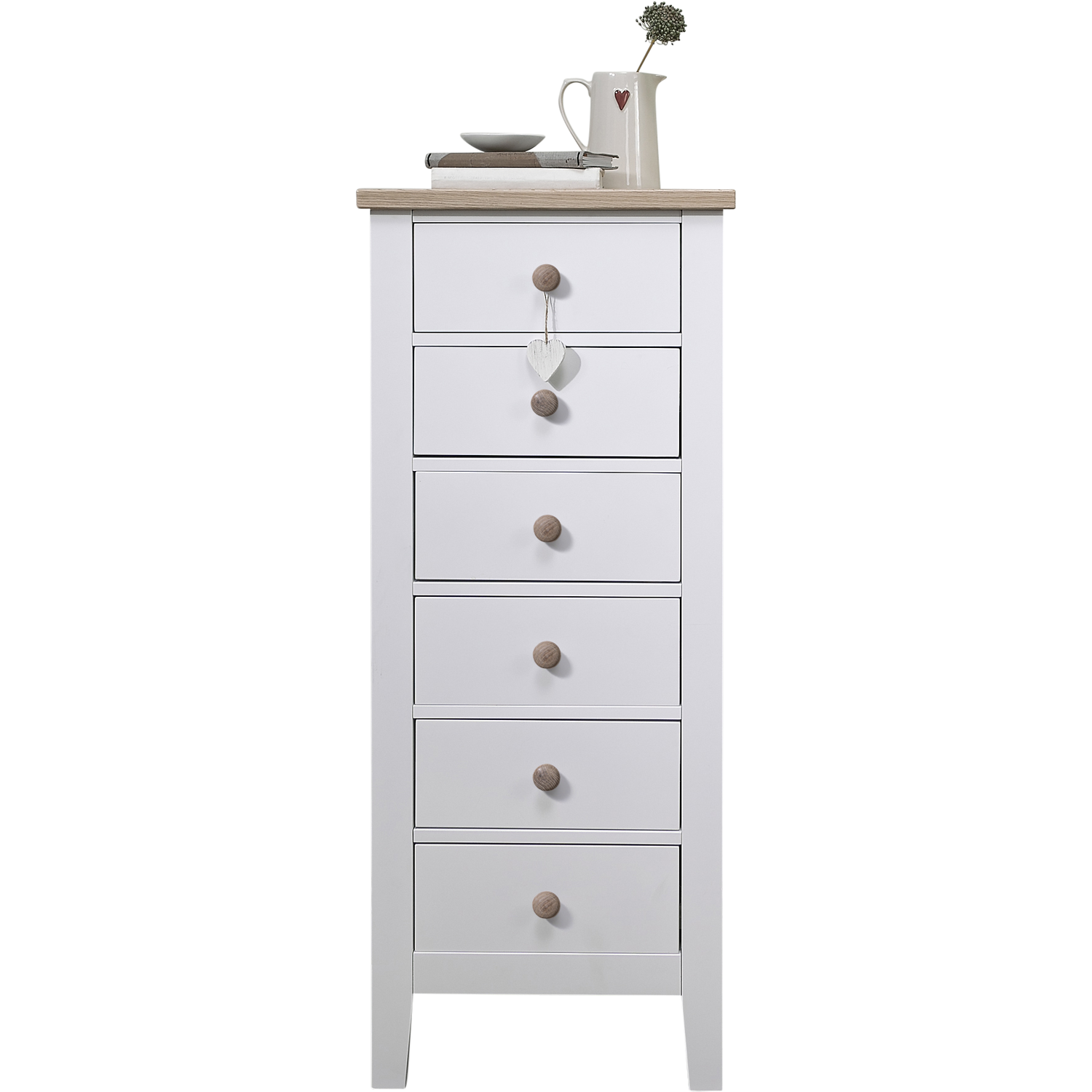 Jakkvik Chest Of Drawers - White 45cm 109cm