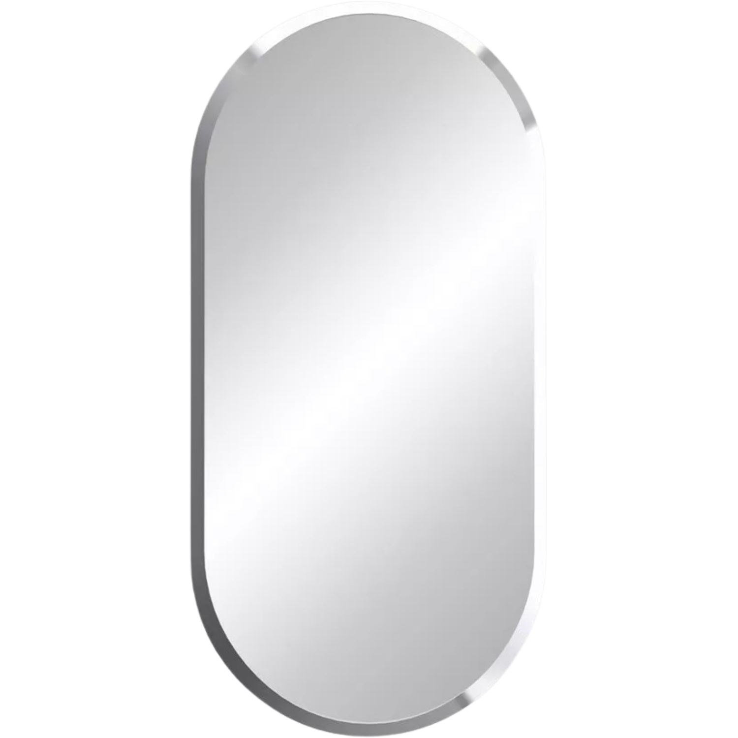 Image of Frameless Wall Large Oval Vanity Mirror&hellip;