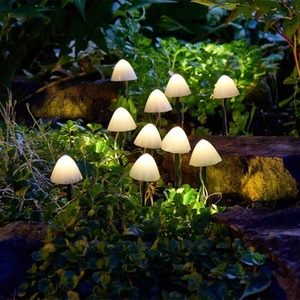 Solar Powered Mushroom Lights