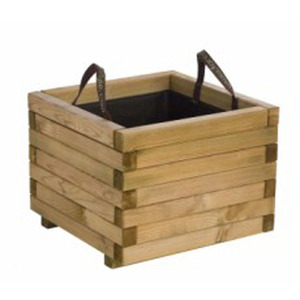 Baroque Square Wooden Planter