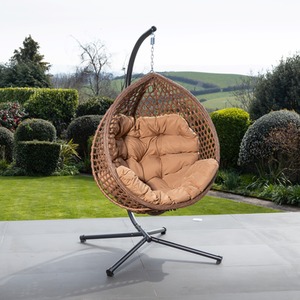 Bradshaw Swing Egg Pod Chair - Brown