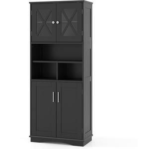 Tall Bathroom Cabinet Floor Storage Cabinet