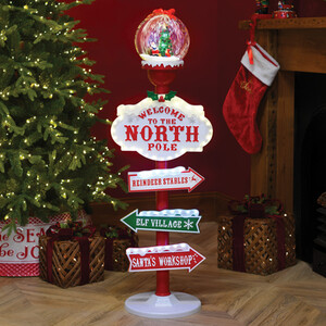 Christmas LED North Pole Lantern