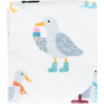 White Seagull Hand Towel