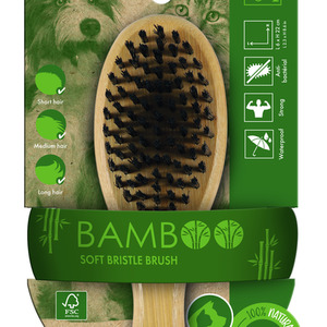 MPets Bamboo Soft Bristle Pin brush