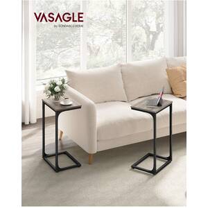 VASAGLE Set of 2 C-Shaped Side Table