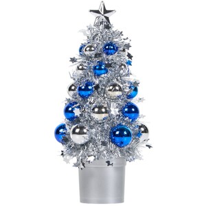 Christmas Tinsel Tree with Ball