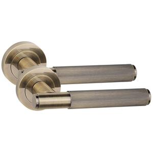 T-Bar Linear Door Handles on Rose