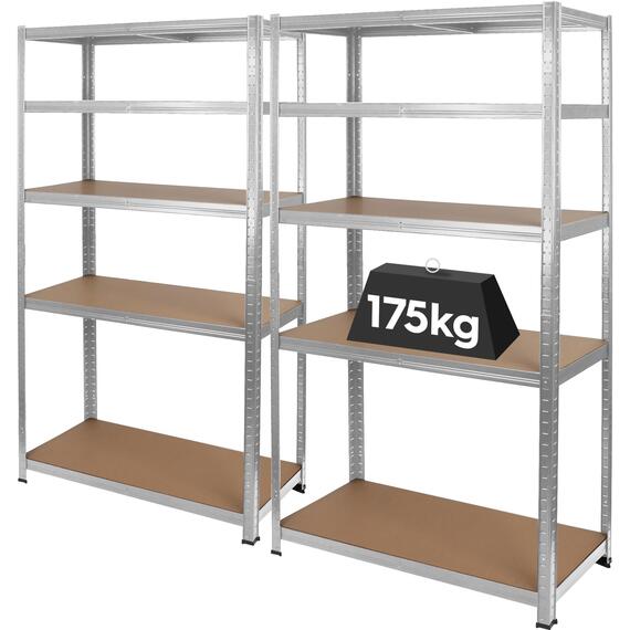 2 Piece Garage Shelving Units Set