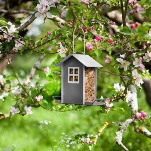 Beach Hut Bird Feeder