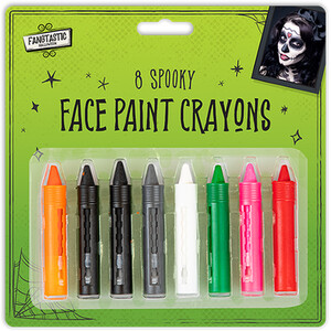 8 Colour Face Crayons