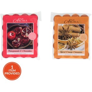 Pack of 20 Pomegranate or Orange Tealights