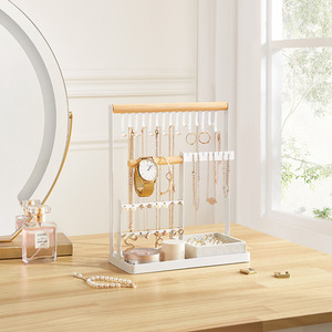 Modern Jewelry Display Rack with Tray