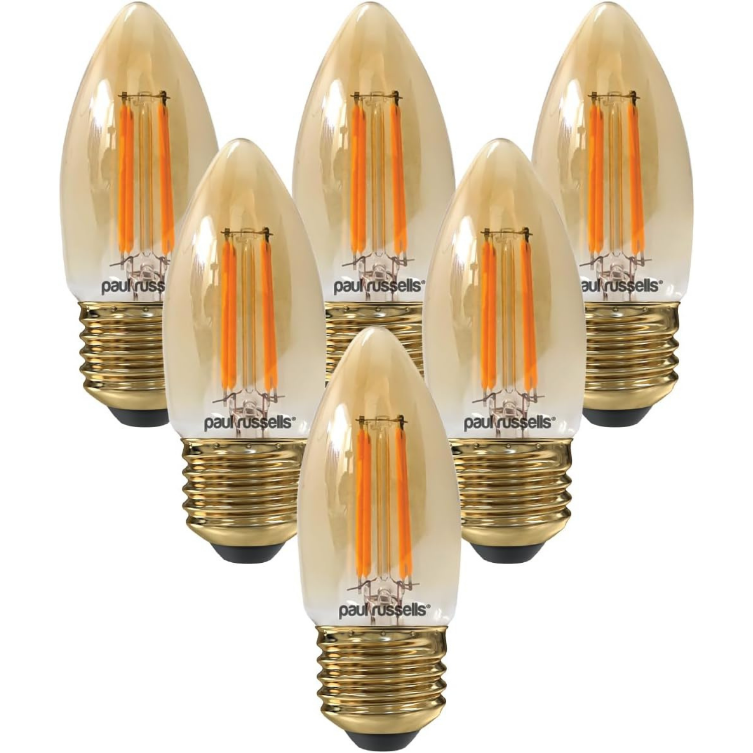 Image of 4.5W LED Filament, Candle, E27, 423lm,&hellip;