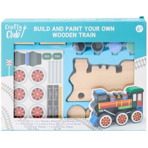 Build and Paint Your Own Wooden Train