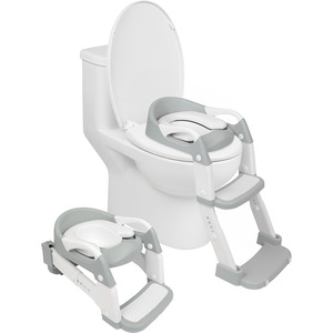 Adjustable 2-in-1 Potty Training Toilet Seat - White