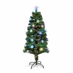 Snowflake LED Fibre Optic Christmas Tree