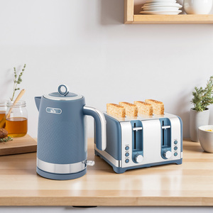 HOMCOM Kettle and Toaster Set, 3000W Rapid Boil 800-288V70BU