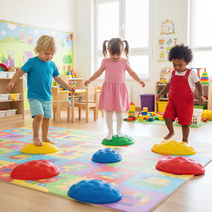 8 PCS Non-Slip Toddler Stepping Stones