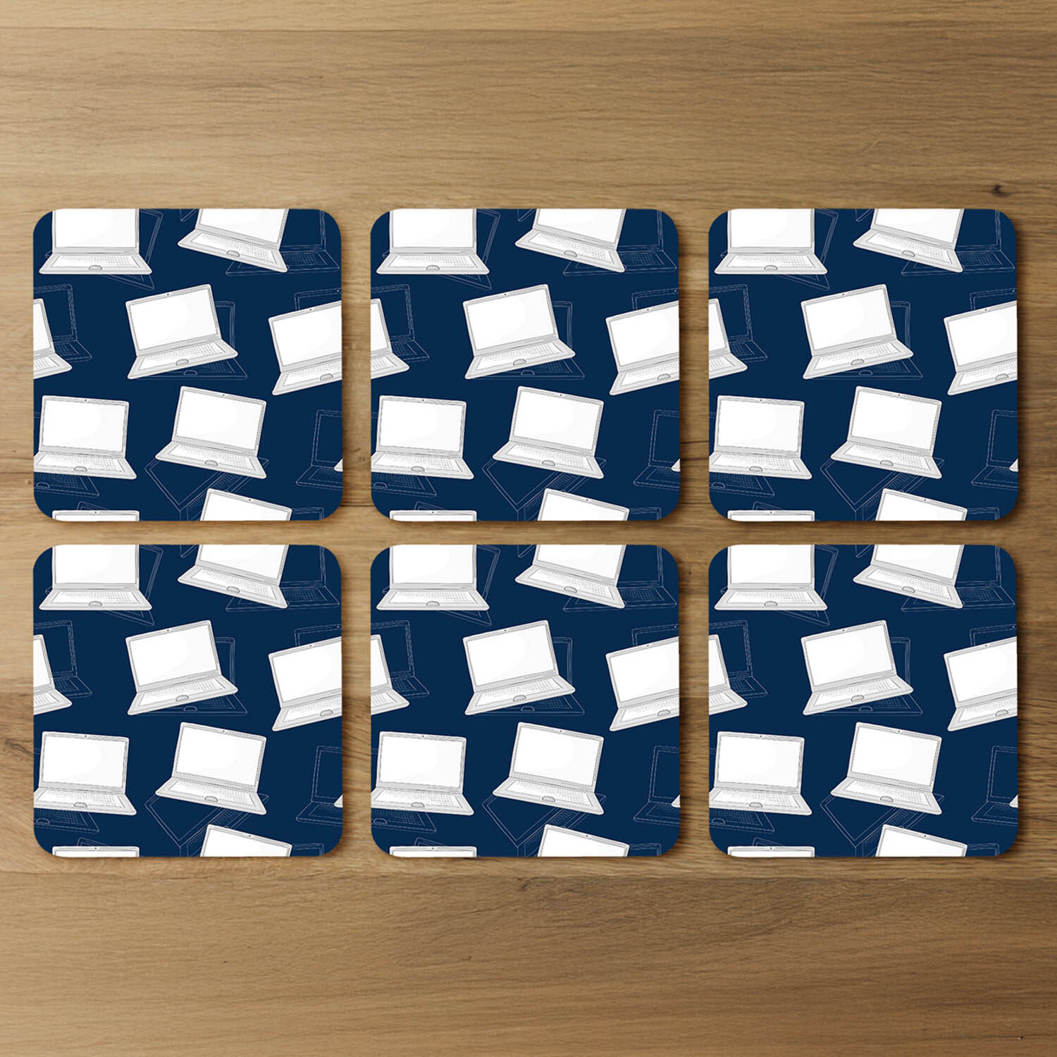 Laptops Coaster - Blue