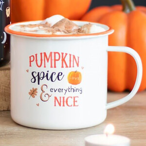 Pumpkin Spice Everything Nice Enamel Mug