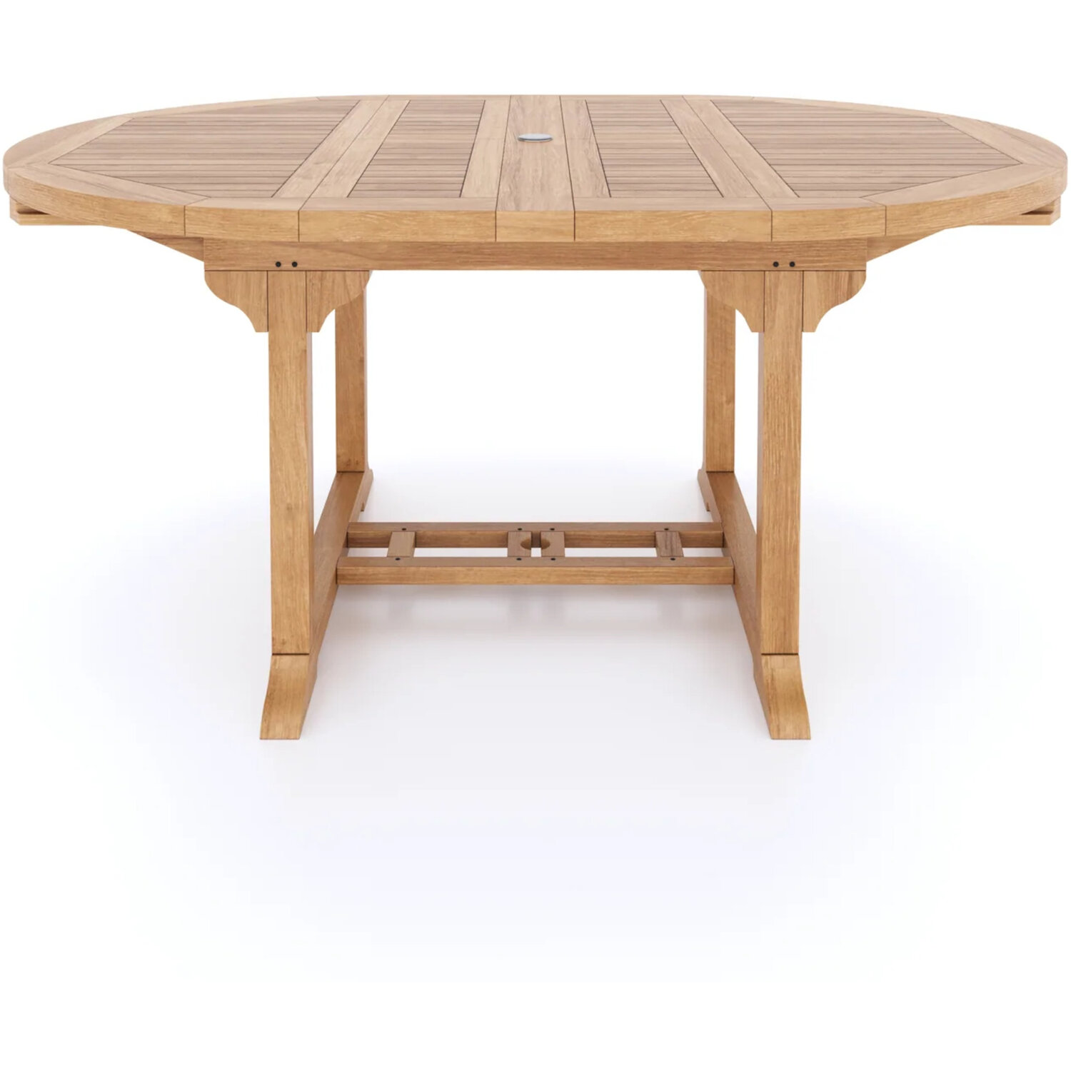 Valencia Teak Garden Dining Table And 6 Seat Chair Set - Teak Green