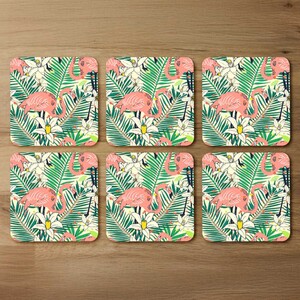 Palm leaves Designer Coaster Set