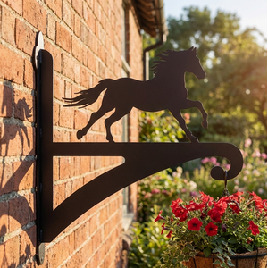 Running Horse Hanging Basket Bracket