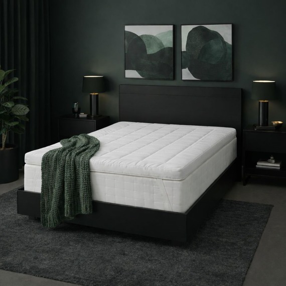 Hotel Quality Mattress Topper 5cm Thick Microfibre Cover