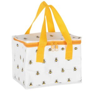 Bee Print Insulated Lunch Bag Keeps Food Fresh Eco Friendly