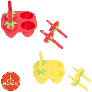 4 Piece Fruit Popsicle Mould
