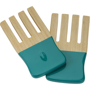 Kyoto Turquoise Salad Hand Servers