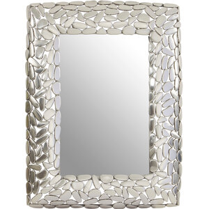 Brussels Baroque Rectangle Silver Wall Mirror