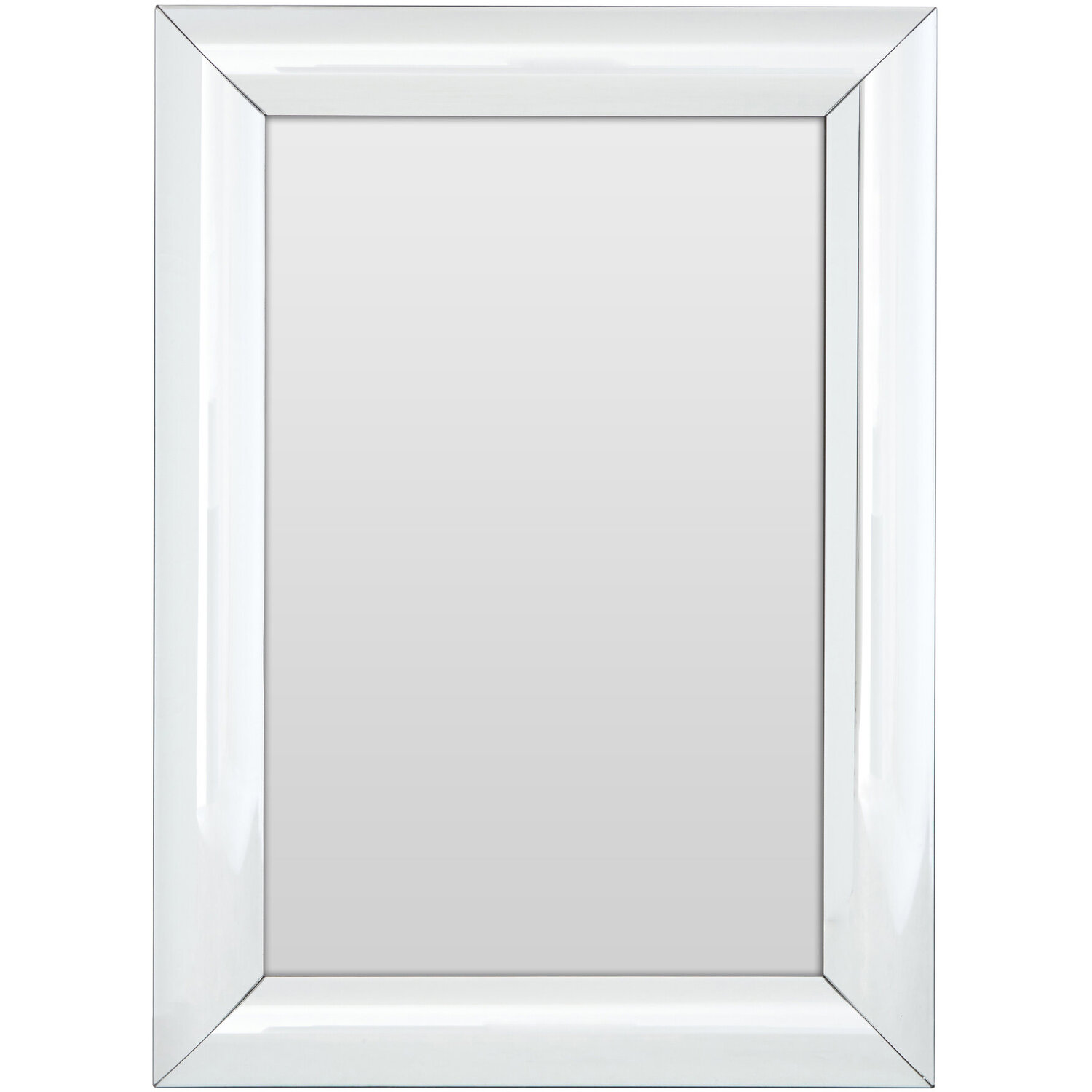 Templar Pewter Finish Iron Wall Mirror - Silver