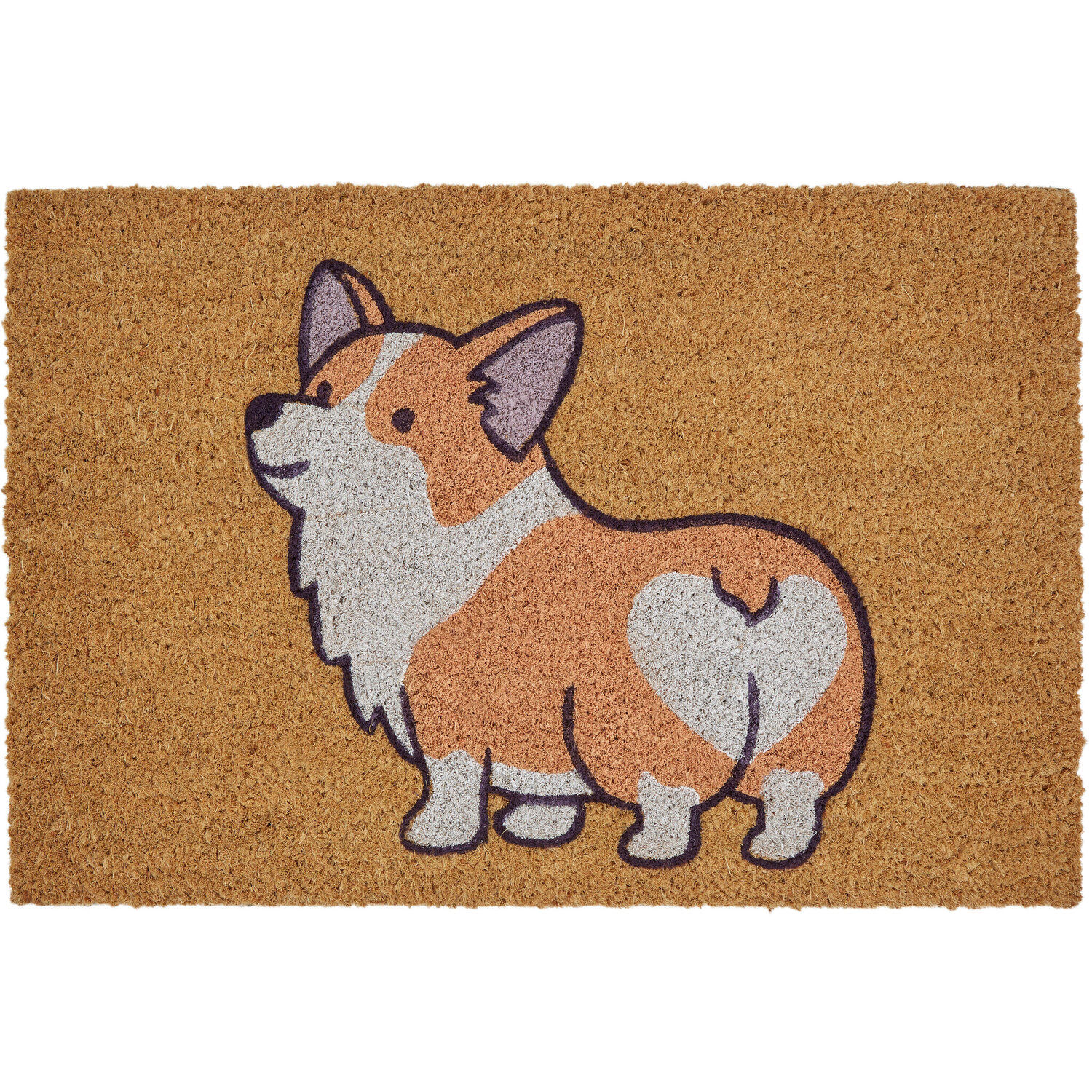 Filta Corgi Doormat - Brown
