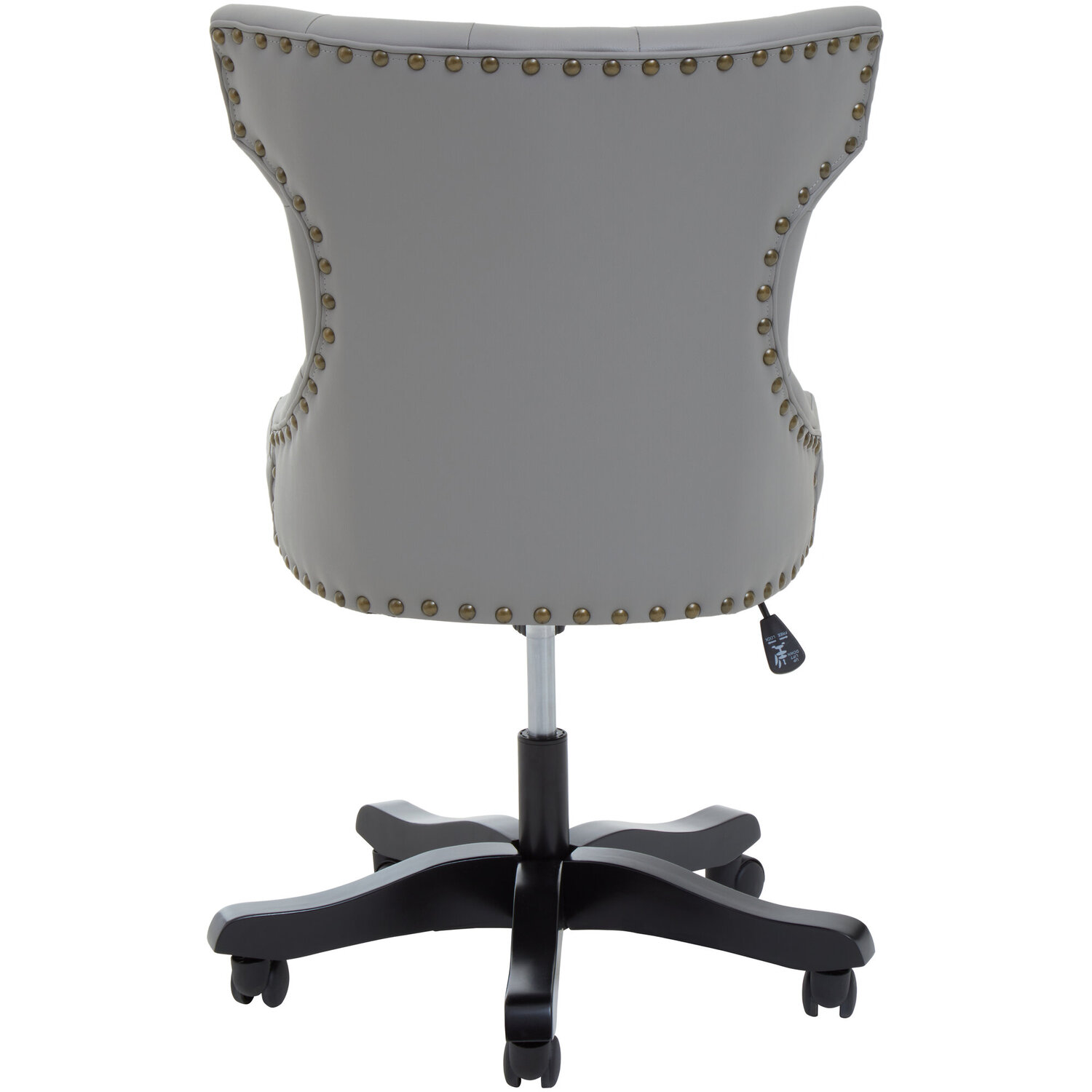 Walson Grey Leather Effect Home Office Chair - Grey