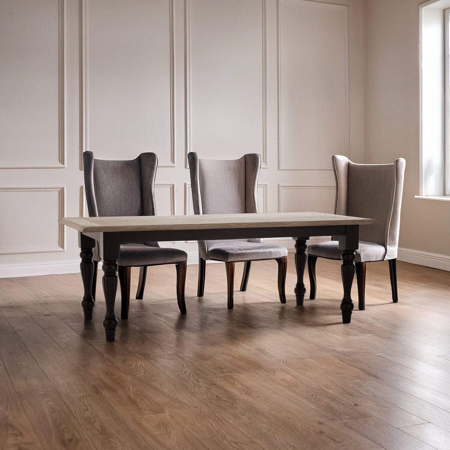 Fifty Five South Kensington Townhouse Dining Table - Black