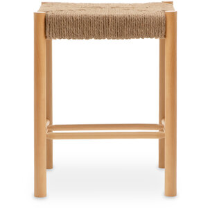 Bandar Natural Rope and Beechwood Stool