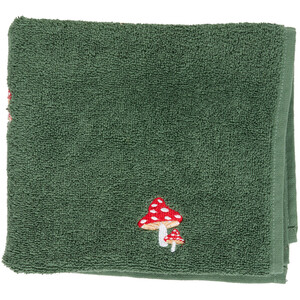 Mushroom Embroidered Hand Towel