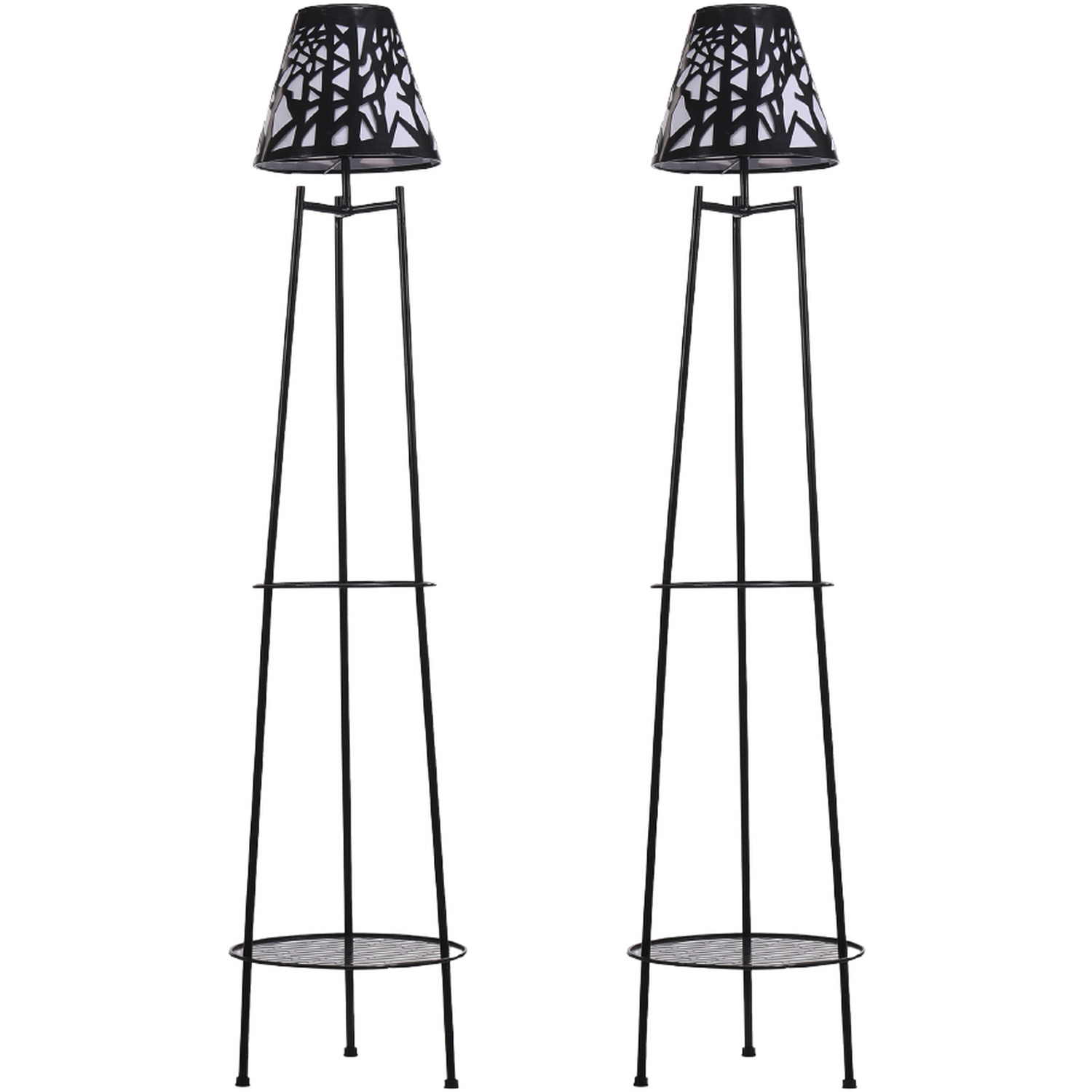 Image of Pack of 2 Double Tier Solar-Powered&hellip;