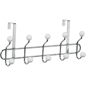 Jaxen Over Door Hanger with 10 Ceramic Ball Hooks