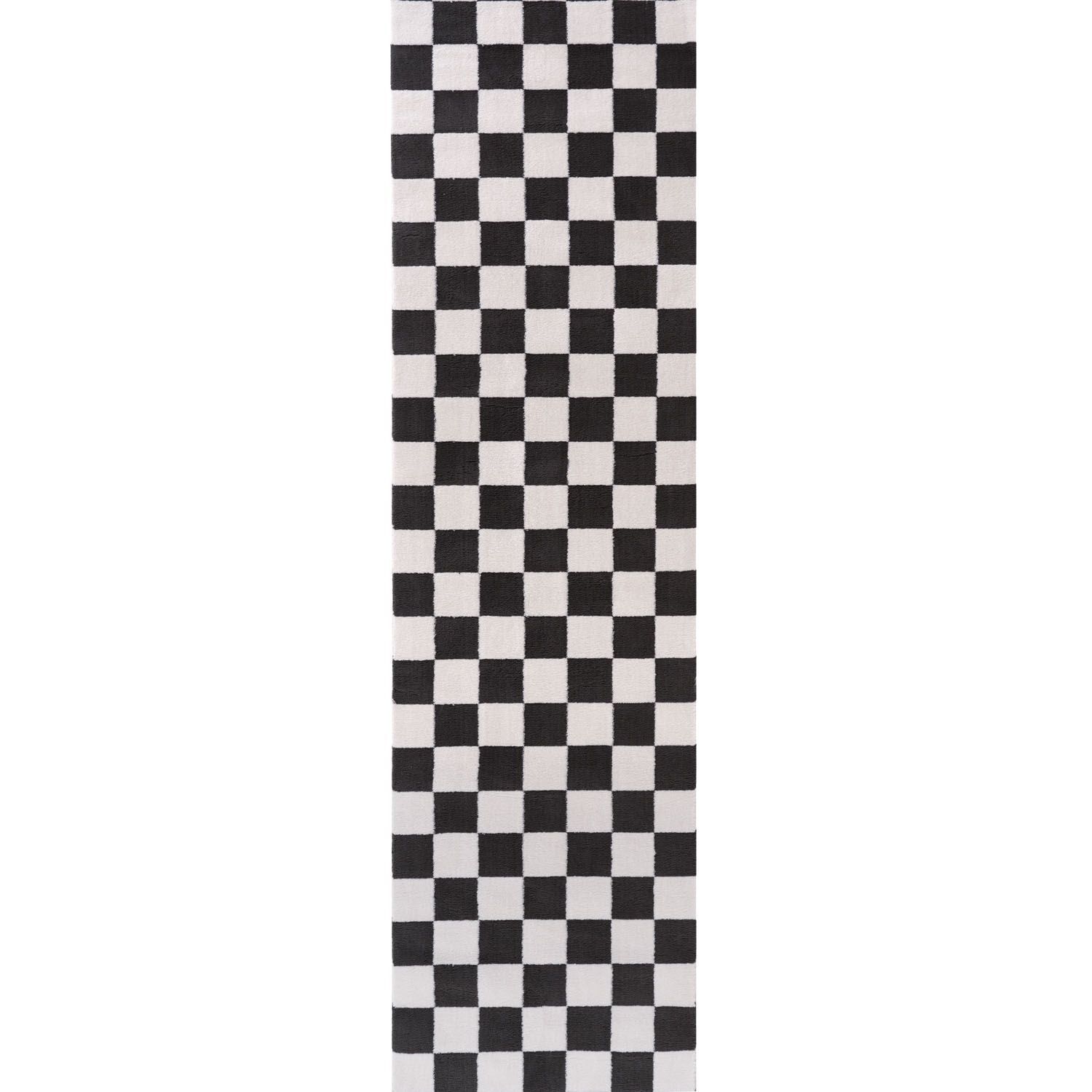 The Rugs Dark/Grey Loft Checkerboard Rug - Image 3