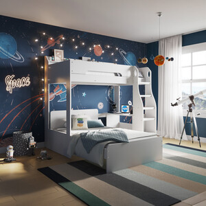 Cosmic L Shaped Triple High Sleeper White