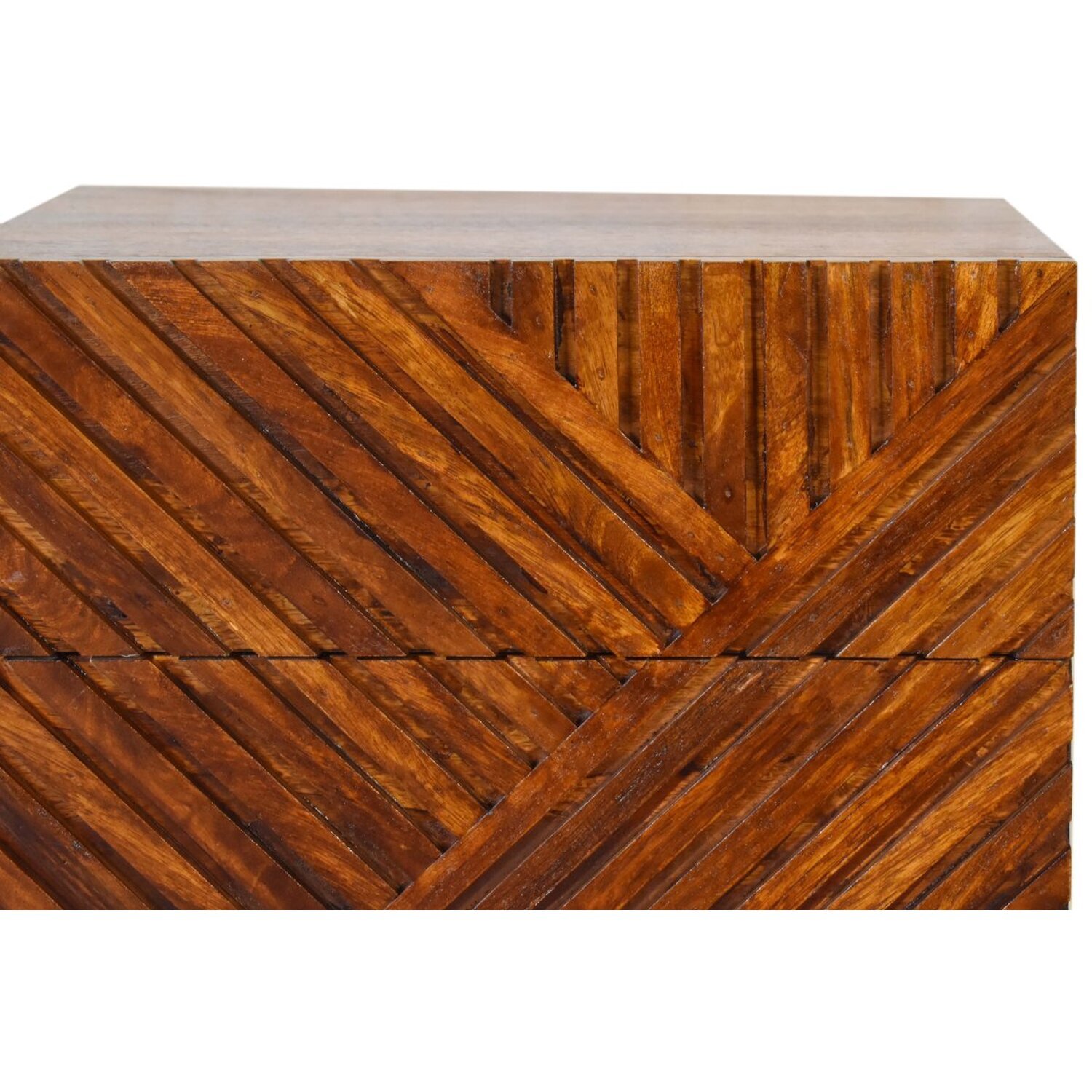 Artisan Furniture Solid Wood Lille 2-drawer Chestnut Bedside - Brown