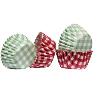 DivaGingham 100 Piece Mini Cupcake Cases