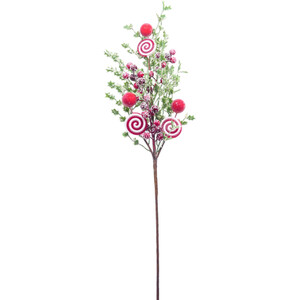 Peppermint Candy Floristry Pick