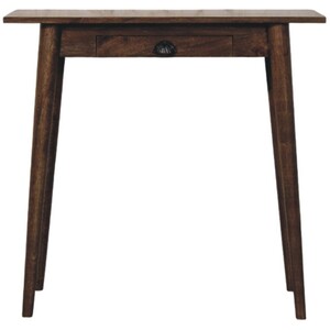 Solid Wood Nordic Writing Desk in Classic Grey
