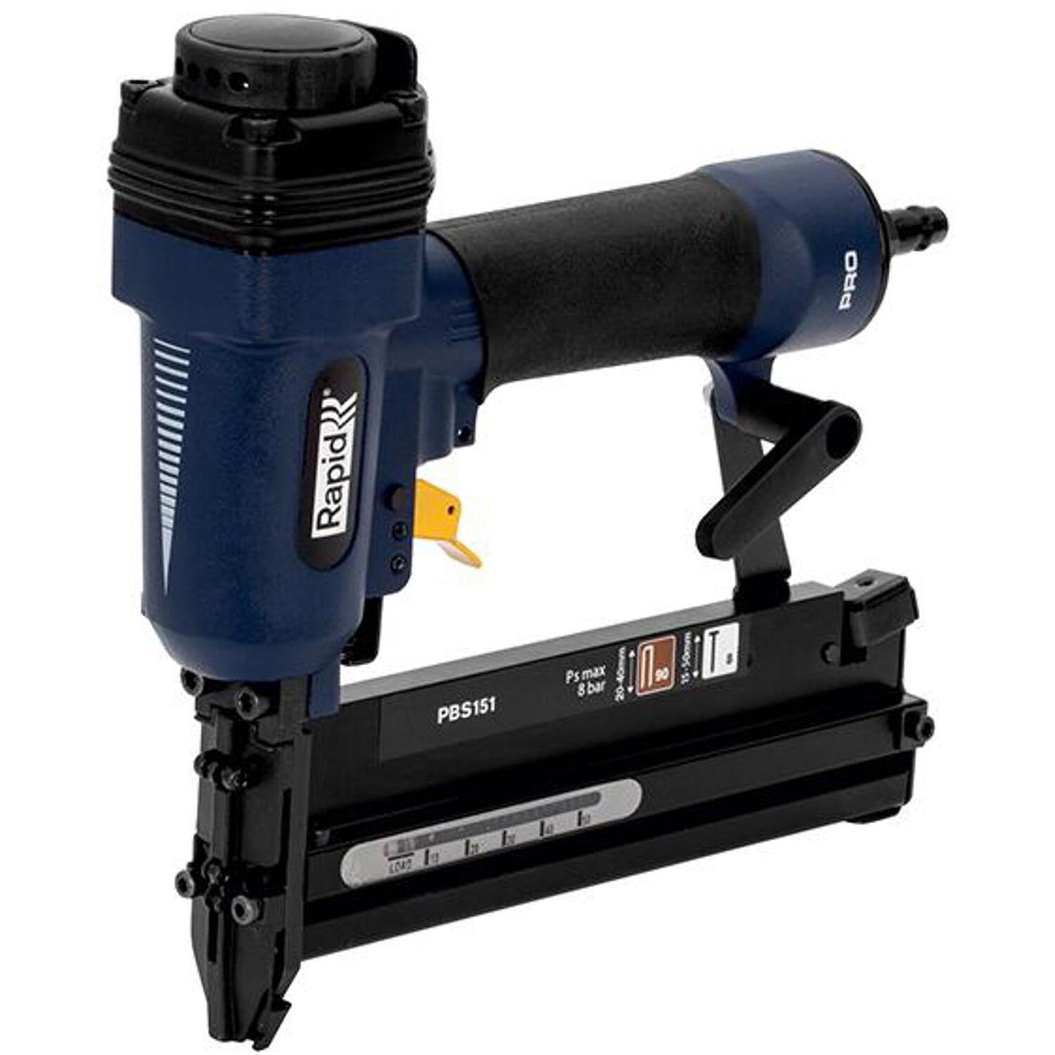 Rapid Corded Pneumatic Combi Air Nail Gun Stapler Pbs151 50Mm 72-101Psi - Image 21