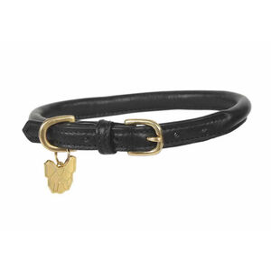 Digby & Fox Rolled Leather Buckle Dog Collar